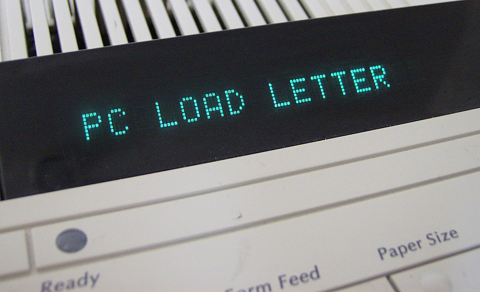 PC LOAD LETTER